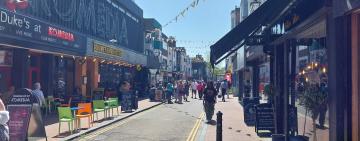Footfall is stabilising on High Streets across the South East